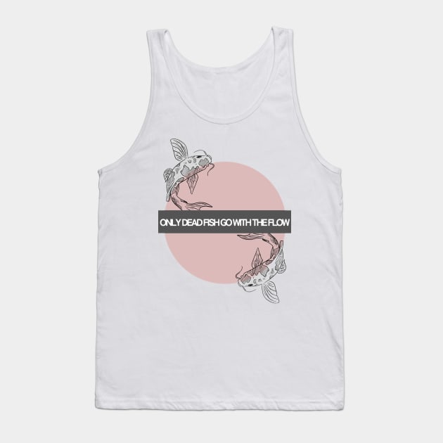 Swim Against the Current Tank Top by Edge Wear